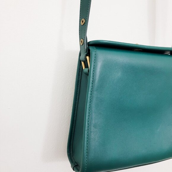 Coach 1941 Turnlock Shoulder Bag in Emerald Green - Picture 5 of 13